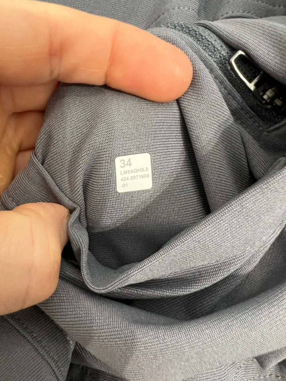Lululemon ABC classic fit 5 pocket pant asphalt grey 34 waist casual travel
